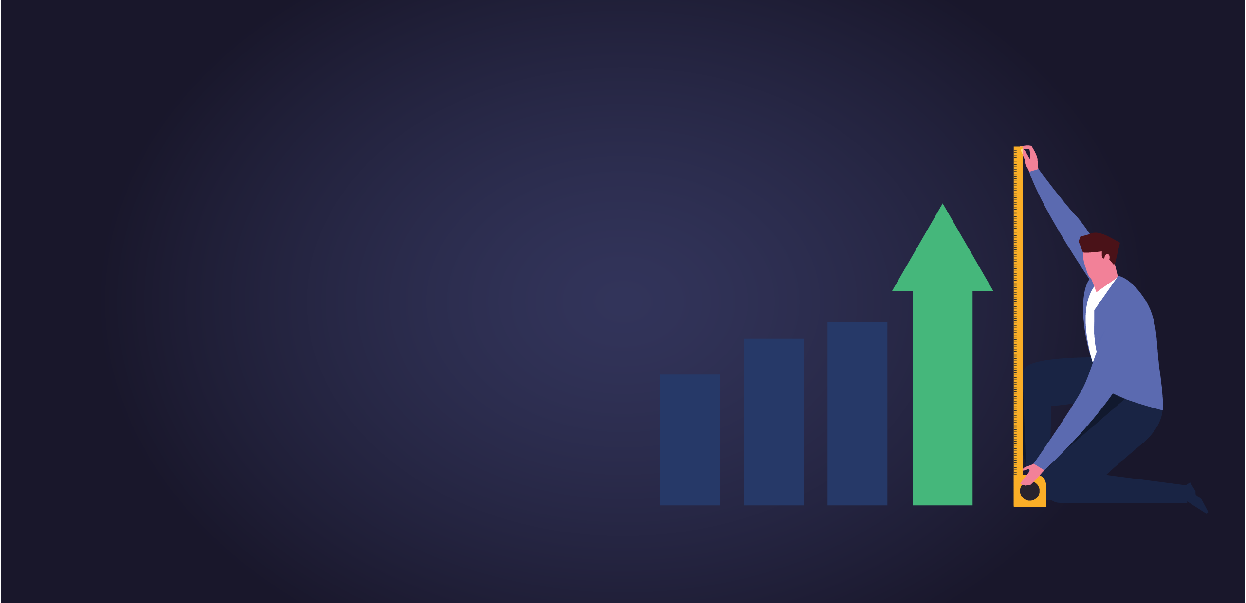 messuring growth on the statistics animation