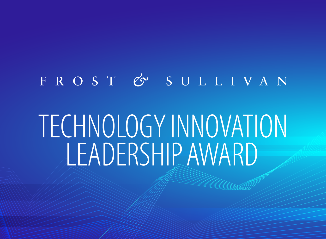 Frost & Sullivan Technology Innovation Leadership Award banner.