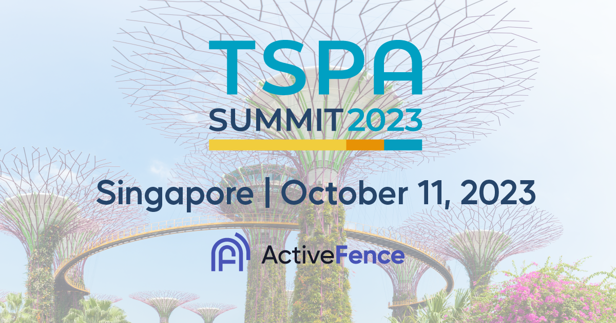 TSPA Summit 2023 in Singapore hosted by ActiveFence on October 11, 2023